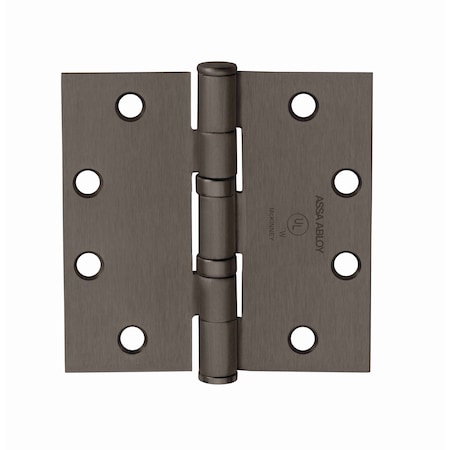 Mckinney Hinges McKinney 4-1/2inx4-1/2in Square Corner Standard Weight 5 Knuckle Ball Bearing Hinge # 55862 Oil TA271441210B